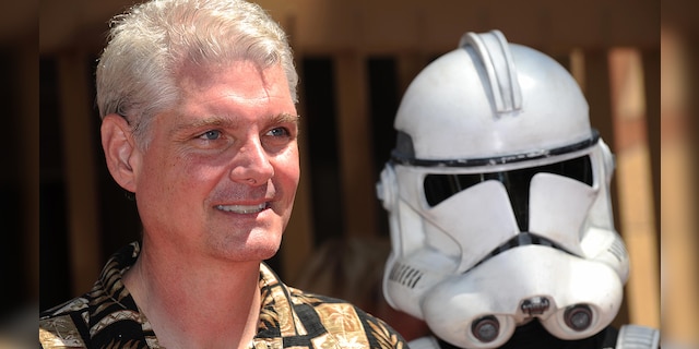 Actor Tom Kane, voiced by Yoda, at the US premiere of Star Wars The Clone Wars in Hollywood, California, on August 10, 2008. 