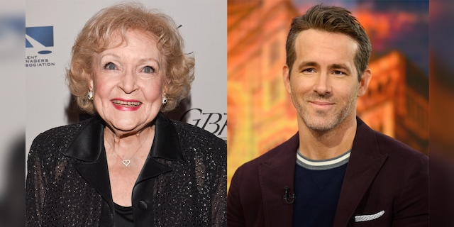 Betty White (left) and Ryan Reynolds (right) had a terrifying fake feud on set 