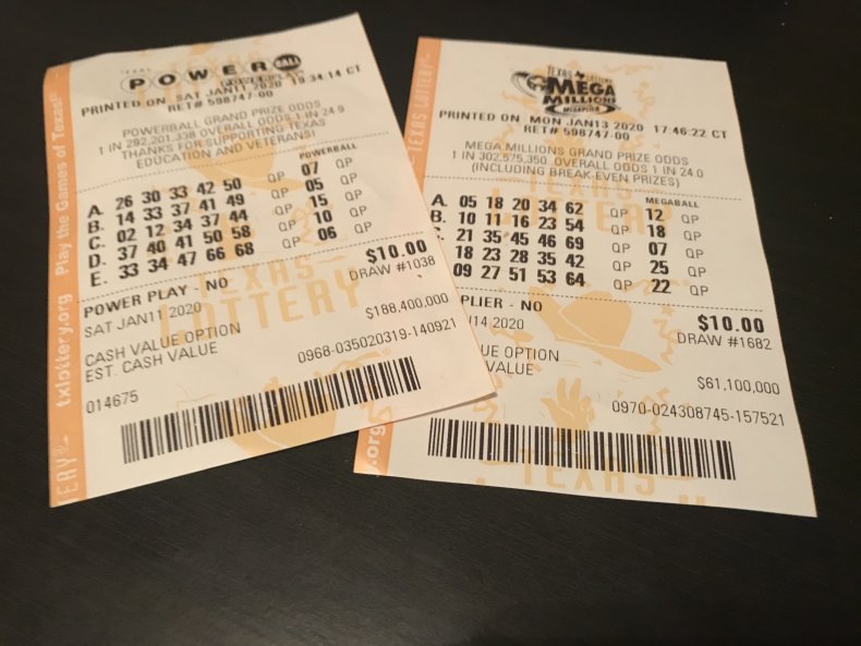 Powerball and Mega Millions Tickets